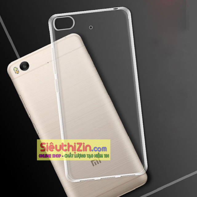 Ốp lưng Xiaomi Mi 5s silicone trong suốt