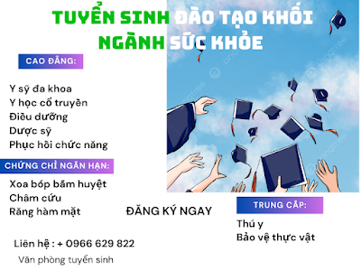 Thông báo tuyển sinh các khối ngành sức khỏe năm 2025 tại Huyện Vĩnh Cửu (Đồng Nai)