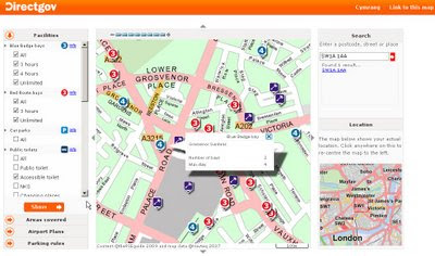 Blue Badge Parking Map - UK