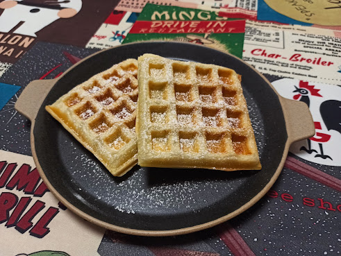 Gofres de hojaldre rellenos de chocolate siempre hay hueco para el postre receta