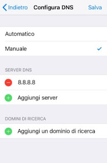 DNS iPhone