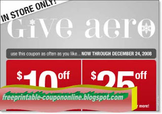 Free Printable Aeropostale Coupons