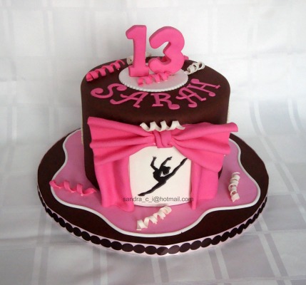 13th Birthday Cakes on Enticing Sweets  Dance Themed 13th Birthday Cake