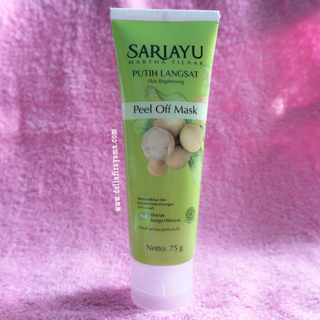 Review Sariayu Putih Langsat Facial Scrub dan Peel Off Mask