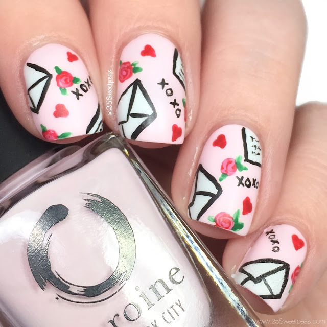 Valentine Nail Art