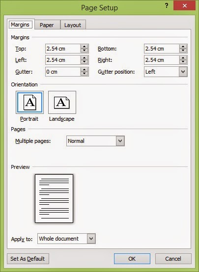 Menyesuaikan Lembar Kerja Ms. Word (Page Layout) - Indowhiz