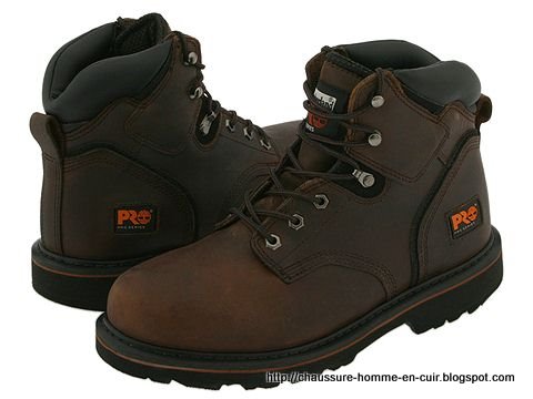 Chaussure homme en cuir:cuir-636185