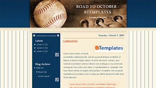 Road To October Blogger Template