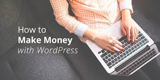 Earn money with wordpress site