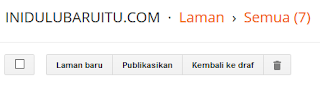 Belajar Blog - Pengenalan Fungsi-Fungsi Menu Pada Dashboard Blogger