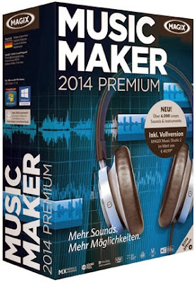 MAGIX Music Maker 2014 Premium 20 With Keys