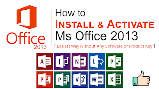 Activate MS Office 2013 Permanently