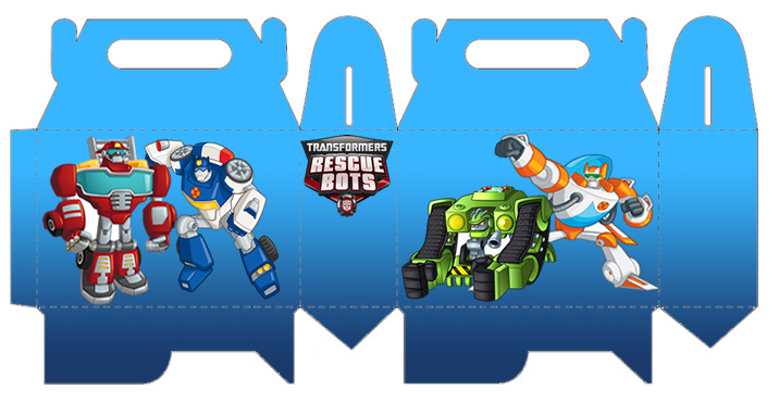 Transformers Rescue Bots Free Printable Lunch Box. 