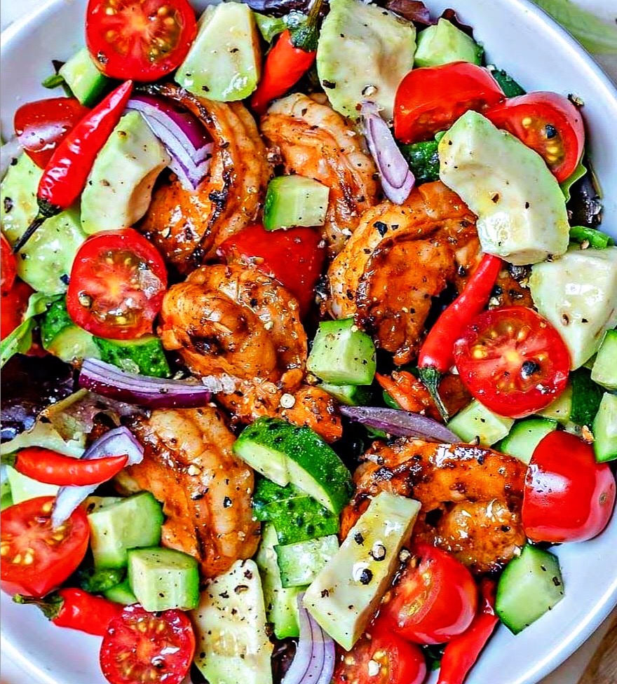 Chili Lime Shrimp Salad