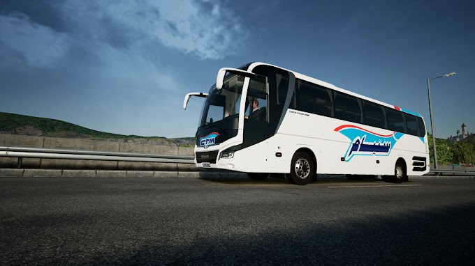 FernBus Simulator - Repaint Compagnie de Transports au Maroc - Bus MAN Lion's Coach - Type 3rd Gen