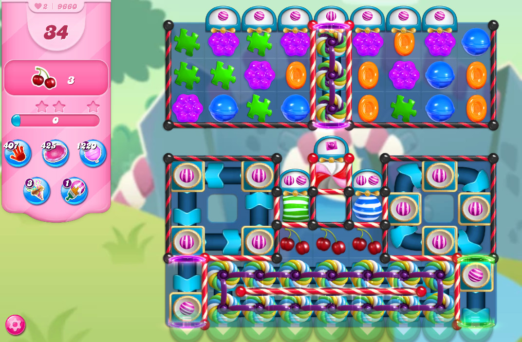 Candy Crush Saga level 9660