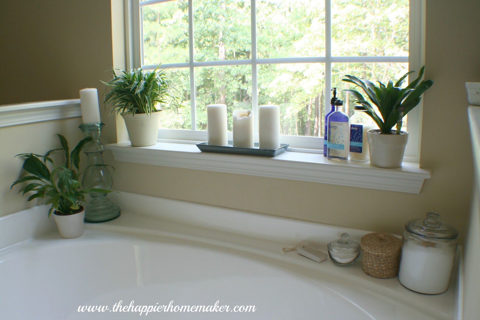 Decorating Around a Bathtub - The Happier Homemaker The Happier ...