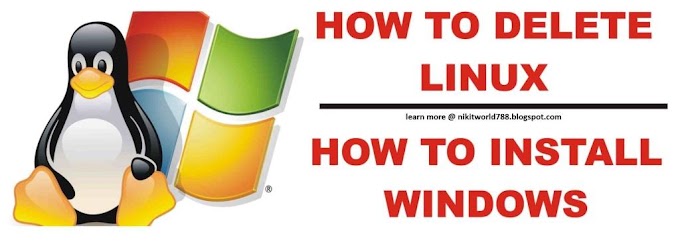 How to Format Laptop Windows 7/8/10 (Updated) | How to Remove Linux 