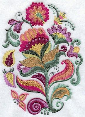 Oval shape Embroidery butta with EmbroideryFlower