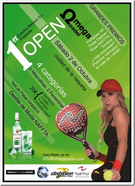 I open omega padel en la ciudad de la raqueta madrid