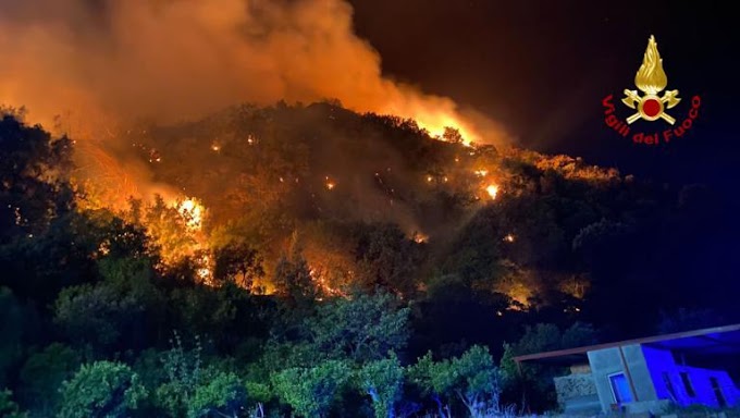 Italia divisa in due dal meteo: incendi in Sicilia, maltempo al Nord