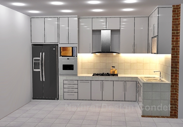 Rumah minimalis: Desain Kitchen set minimalis