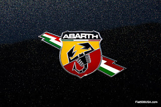 Modern Abarth Logo with Lightning Bolt