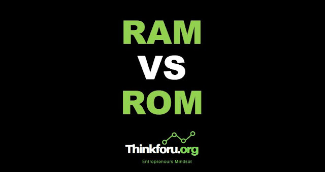 Cover Image of Difference between RAM (Random Access Memory) and ROM (Read-Only Memory) with example