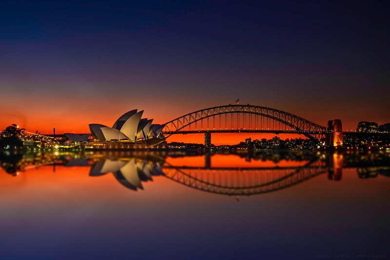 Sydney Opera reflected