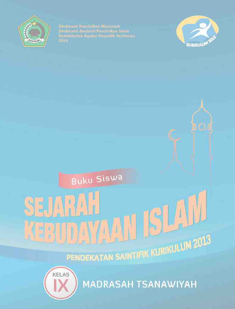 Buku Siswa K13 Al Quran Hadits Kelas 9 MTs