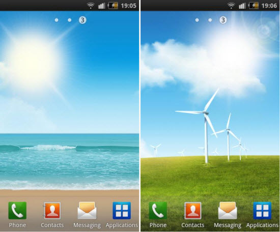 Free Live Wallpapers for Samsung Galaxy Phone