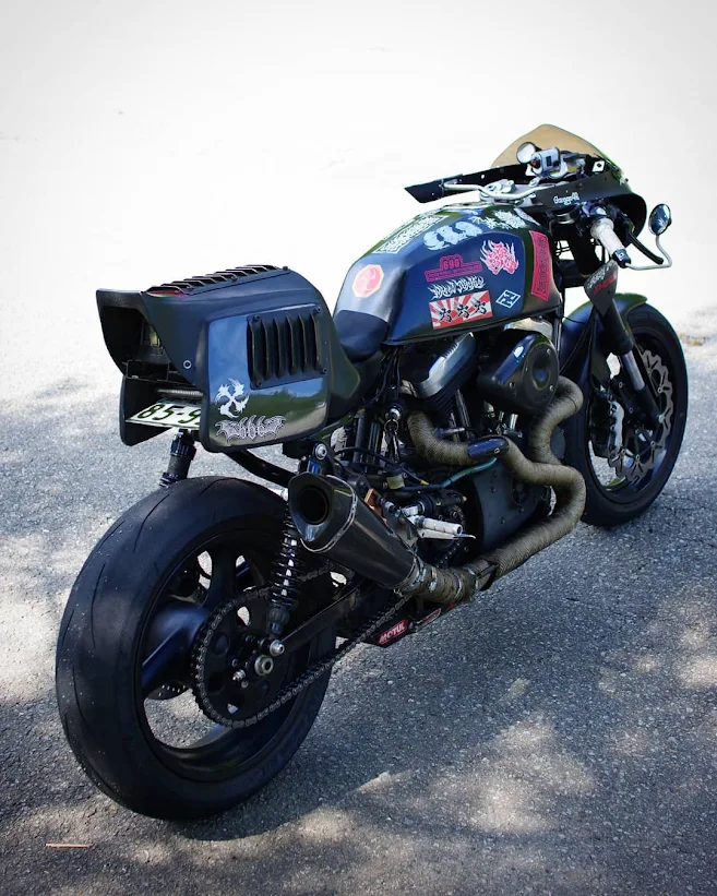 Custom Japanese Punk Rock Sportster Streetfighter by SSRD57