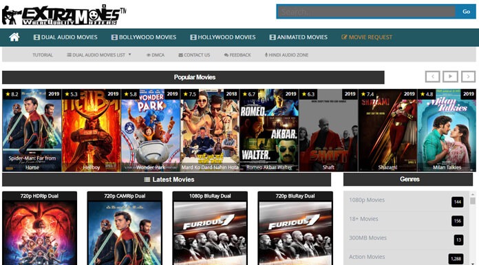 Extramovies - Download Hindi Dubbed Hollywood, Bollywood Movies Online