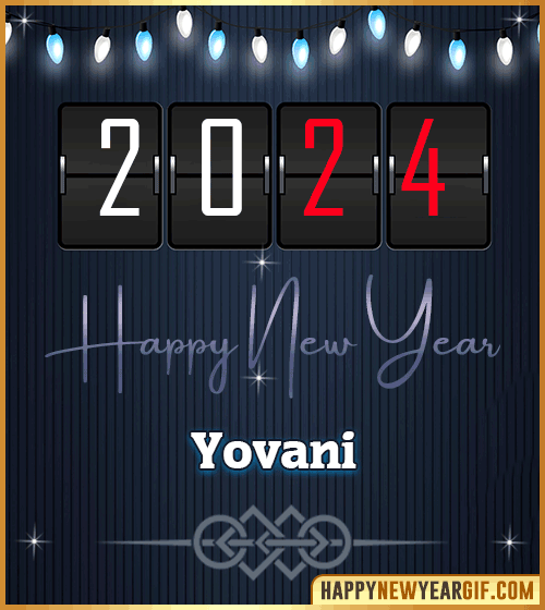Happy New Year 2024 images for Yovani