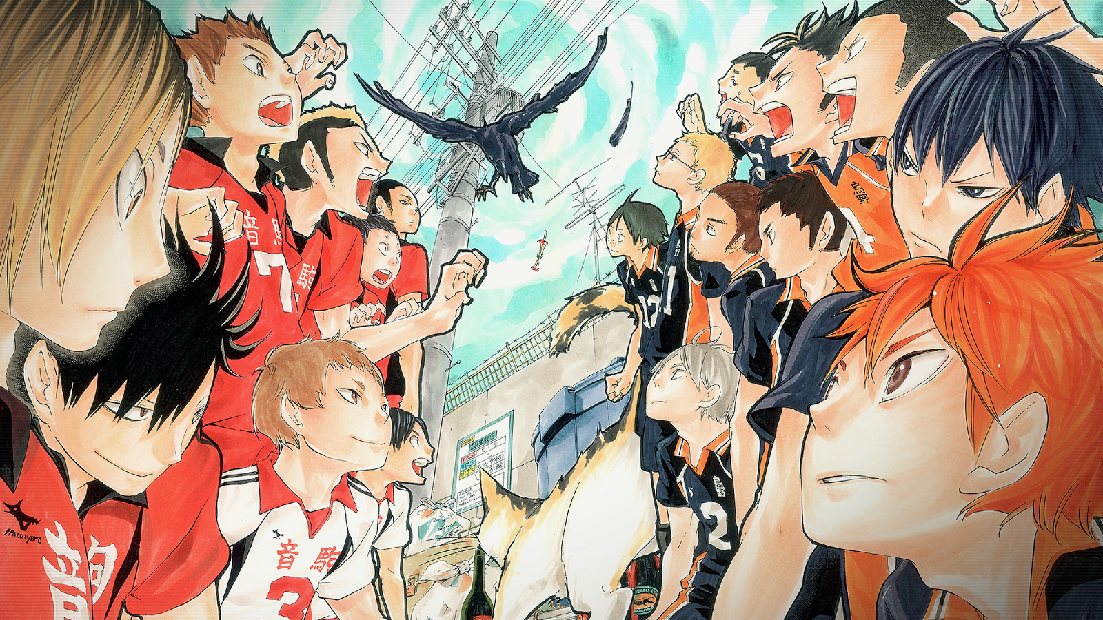 Wallpaper Pack Haikyuu Part 1 Hiburan Populer Jepang