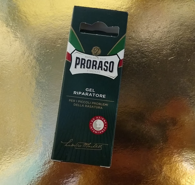 Proraso Green Repair Gel - żel na skaleczenia przy goleniu.