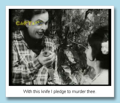 Naturally Julie refuses to let herself be murdered in the cause of her own