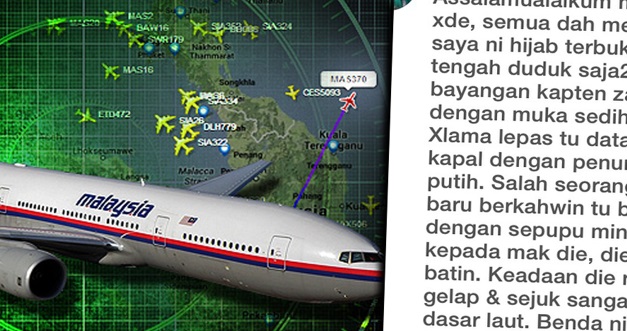 MASYAALLAH ! Sepupu Hijab Terbuka Kongsi Pengalaman Nampak Kapten MH370