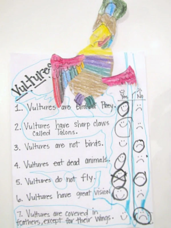 learning about vultures True or False