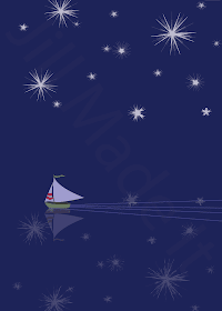 Starry Night Sailboat