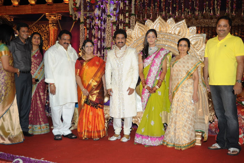 Celebrities  Jr NTR  Pranathi s Marriage hot images