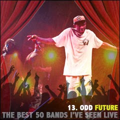 The Best 50 Bands I've Seen Live: 13. Odd Future Wolf Gang Kill Them All