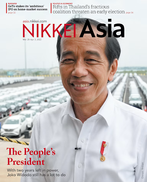 Bài viết được đăng trên tạp chí Nikkei Asia số ngày 28/3-3/4/2022. Ảnh: Nikkei Asia