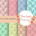 KIT PAPEL DIGITAL FLORAL MARINA GRATIS