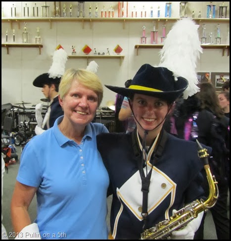 Linda & Jocelyn at Band competition in Eldersburg, MD