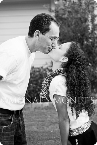 Brianna kissing daddy blog