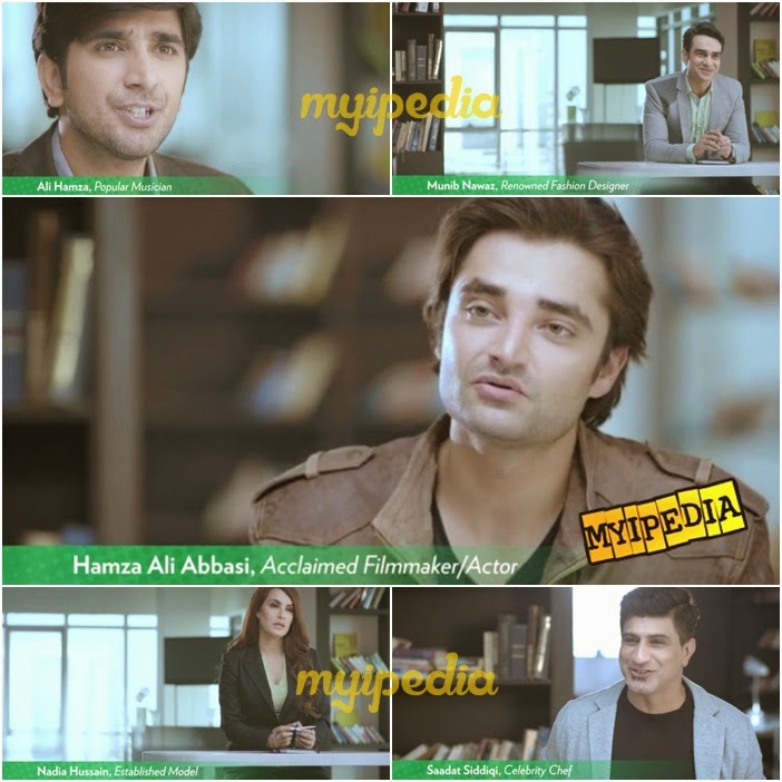 Sprite Karna Kiya Chahtay ho TVC 2015 hamza ali abbasi, Nadia Hussain, Chef Saadat, ali hamza, munib nawaz