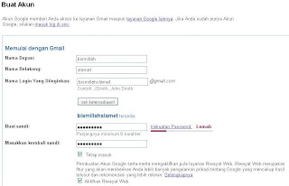 Tips Internet : Cara Membuat Email Gratis Di Google