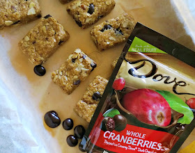 No-Bake DOVE® Fruit Trail Mix Bars #LoveDoveFruits #ad 