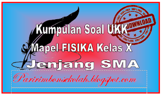 Soal UKK Fisika Kelas X Jenjang SMA